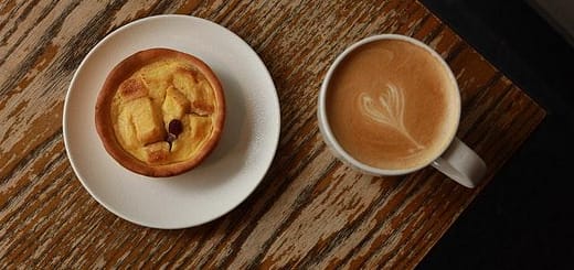 White Ceramic Mug With Cappuccino
